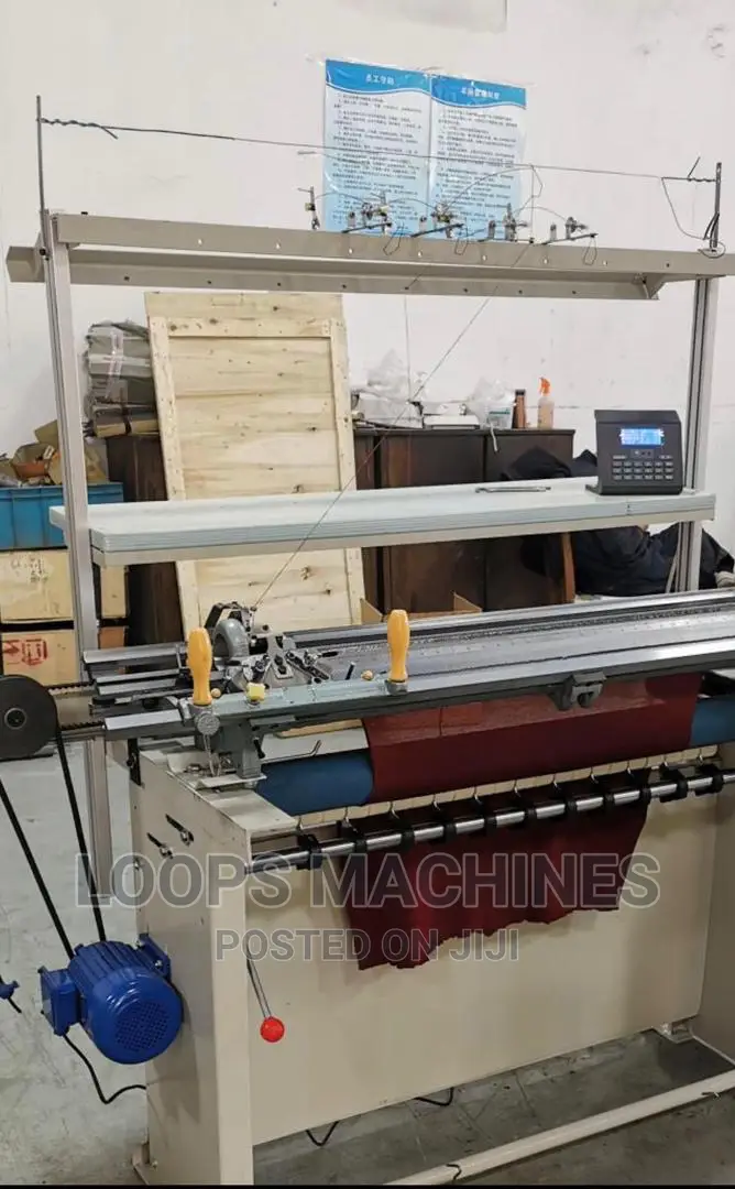 Semi Automatic Flat Knitting Machine