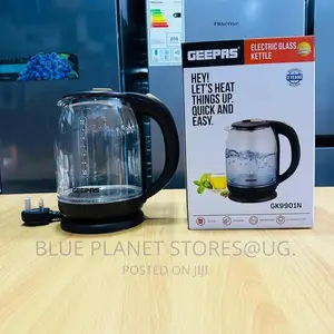 GEEPAS 1.8litres Electric Glass Kettles \\ 1500w \\ GK9901N