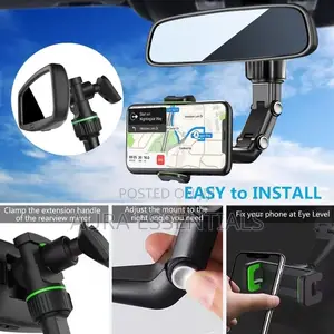 New 360° Multifunctional Car Tripod Phone Holder
