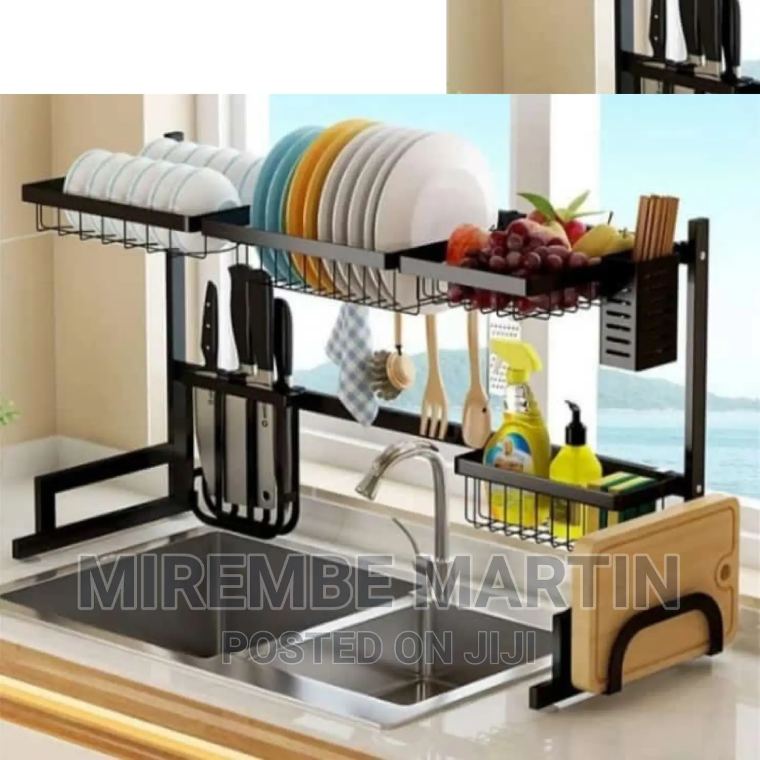 Over the Sink Dish Rack Organizer