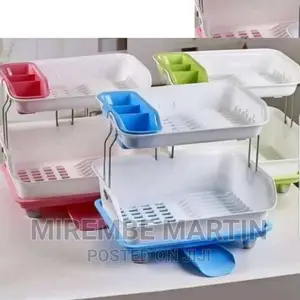 Kitchen Plastic Dish Dry Rack Organizer