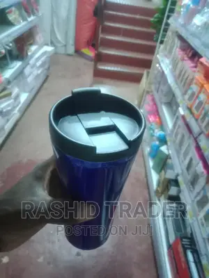 Blue Stainless Steel Coffee Cup