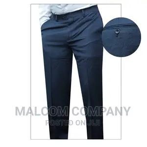 Sky Blue Men Trousers