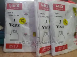 Lux Pack of 3 Men's Vests