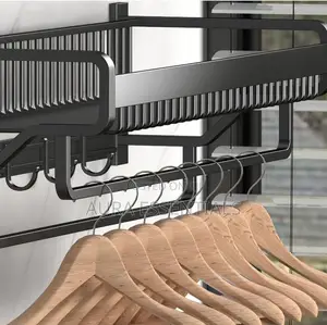 Modern Towel Rack Holder Bathroom Durable Aluminum Alloy