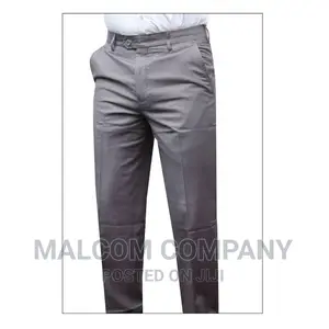 Gray Men Trousers