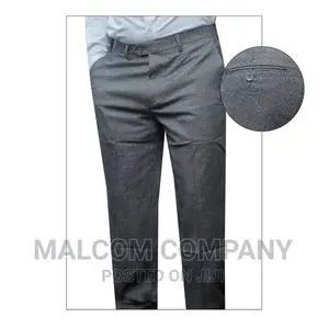 Gray Men Trousers