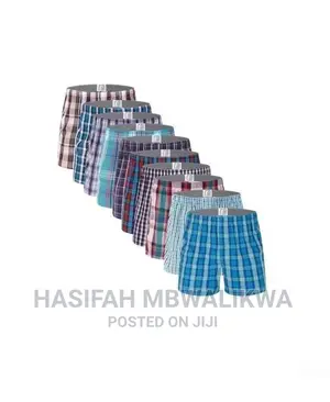 Pack of 6 Men's Checkered Boxers
