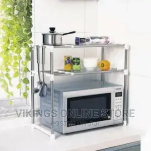 Adjustable Microwave Stand With Expandable Length