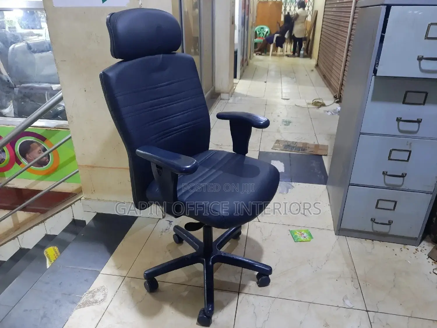 Leathered Office Headrest