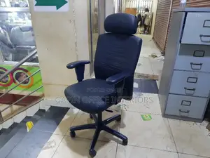 Headrest Chair With Adjustable Arms