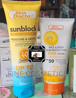 1PC Skin Doctor Sunblock SPF Vitamin E Moisture Sunscreen.