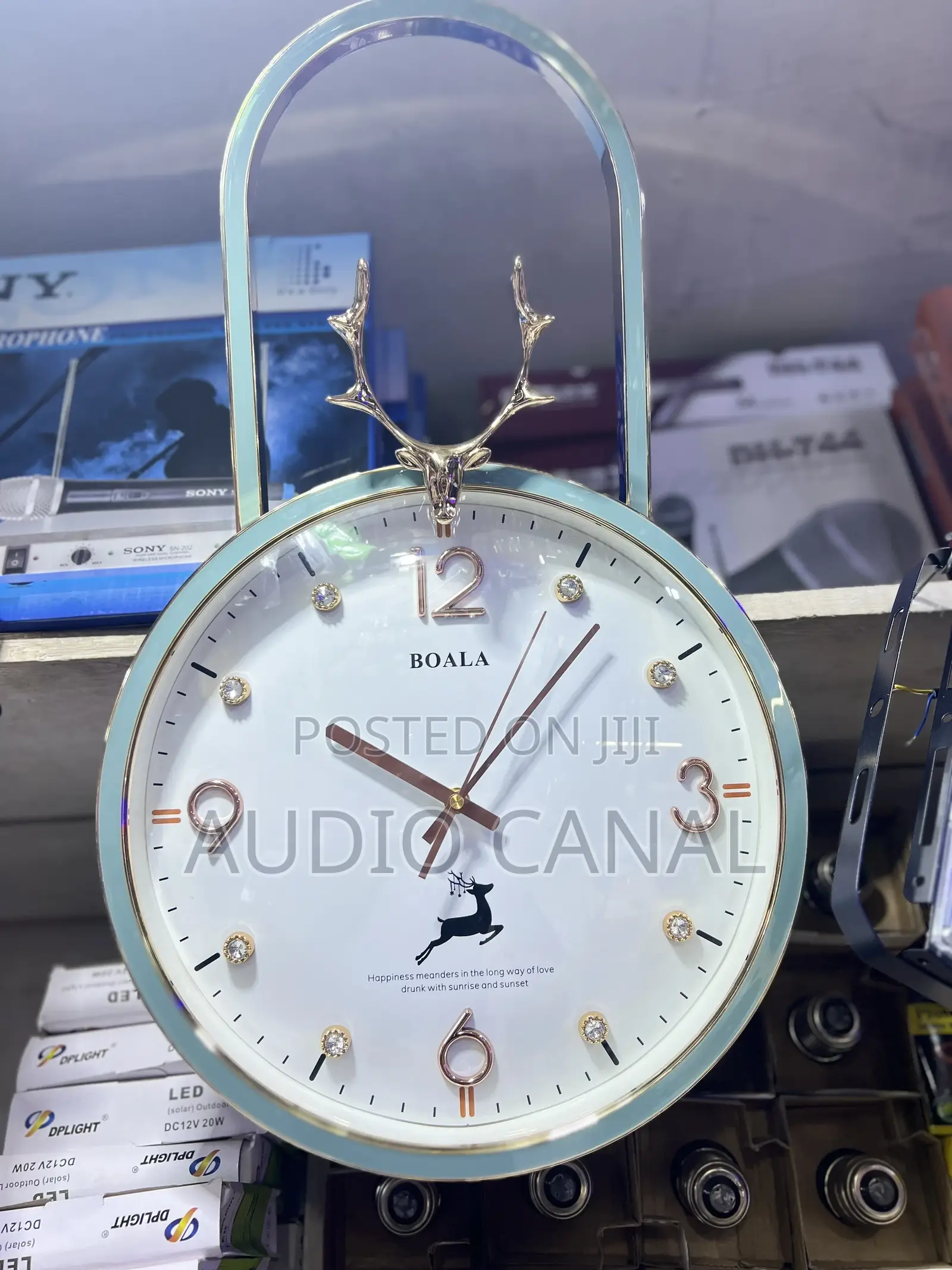 Boala Horned Classic Wall Clock