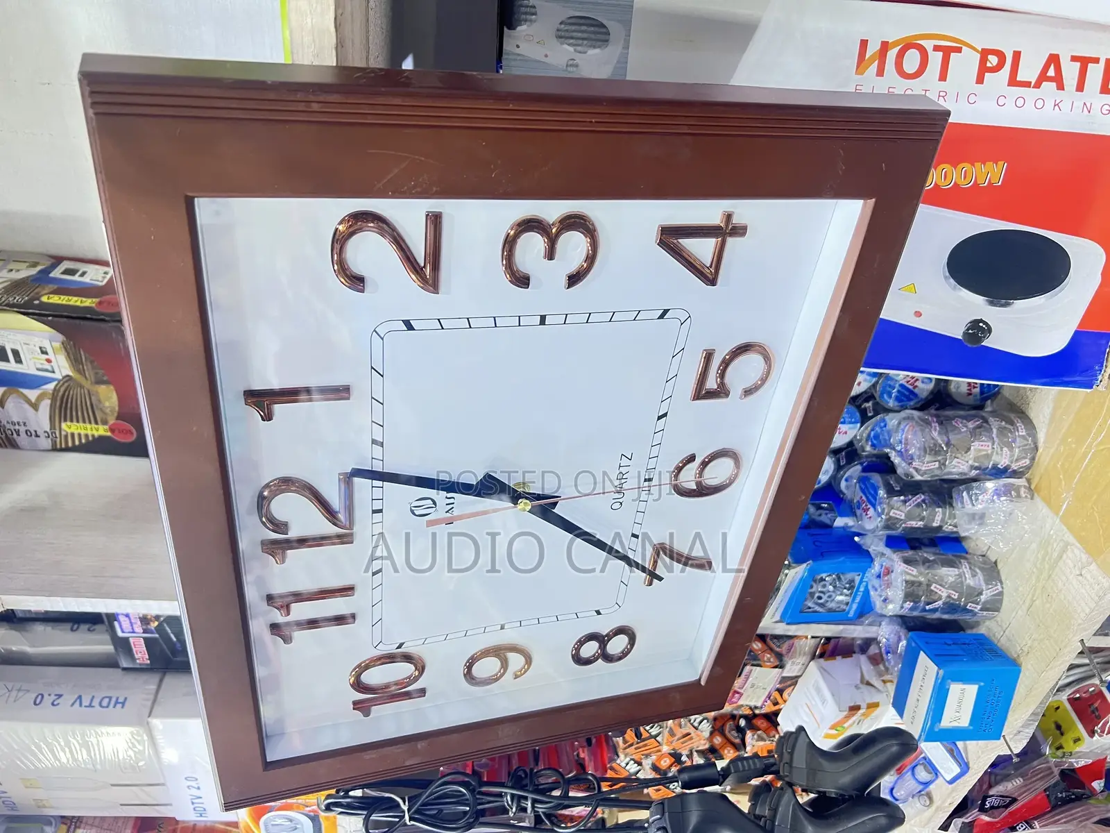 Wood Design Wall Clock