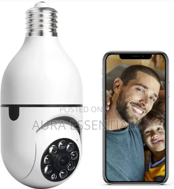 Wifi Spy Camera 1080P IP Bulb Camera
