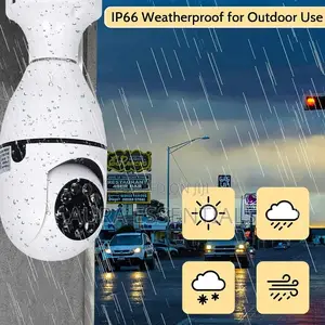 Wifi Spy Camera 1080P IP Bulb Camera