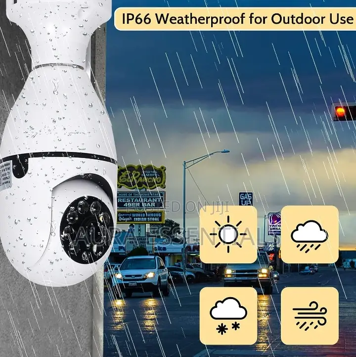 Wifi Spy Camera 1080P IP Bulb Camera