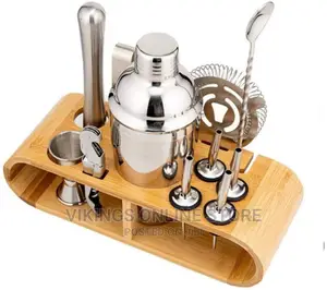 Silver Cocktail Shaker Set