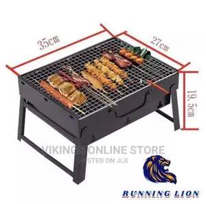 Barbecue Charcoal Grill Foldable and Portable Design
