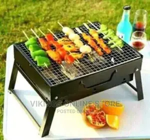 Barbecue Charcoal Grill Foldable and Portable Design