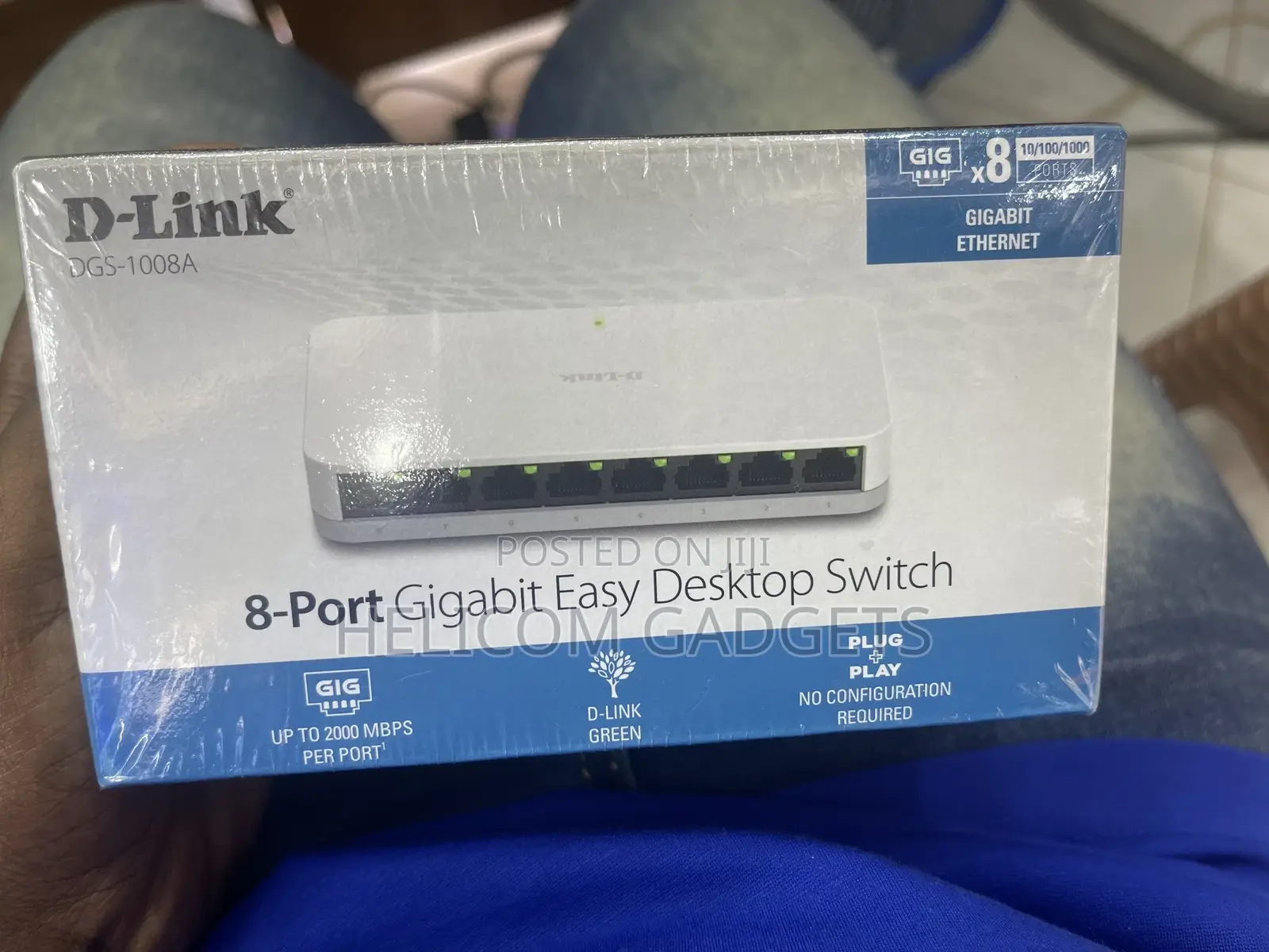 DGS -1008a D-Link 8port Gigabit Easy Desktop Switch