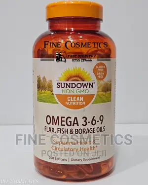 SUNDOWN Clean Nutrition Omega 3-6-9 Fish Oil 200softgel Caps