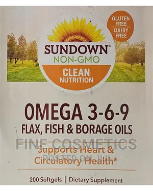 SUNDOWN Clean Nutrition Omega 3-6-9 Fish Oil 200softgel Caps