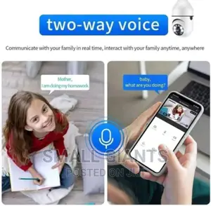 360° Panoramic Wifi IR IP E27 Light Bulb Camera 1080P HD