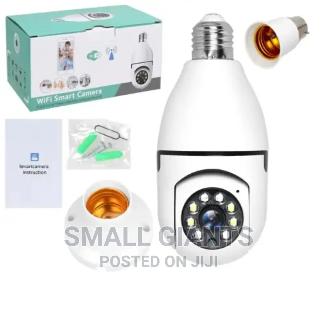 360° Panoramic Wifi IR IP E27 Light Bulb Camera 1080P HD