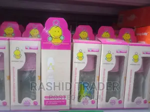 Movable Double Handle Straight Baby Bottle