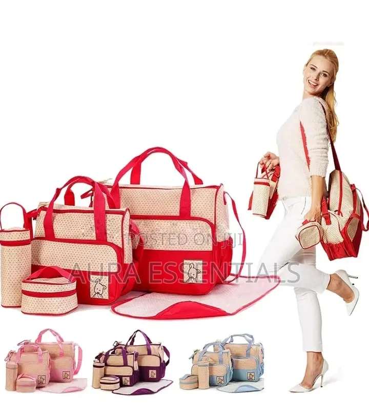 5pcs / Set Lady Multifunctional Diaper Bag