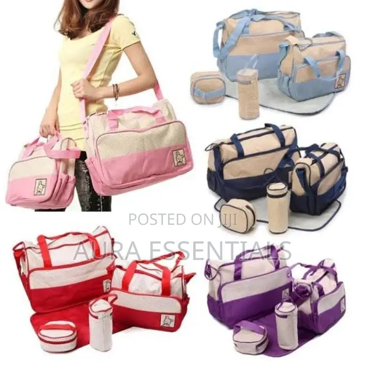 5pcs / Set Lady Multifunctional Diaper Bag