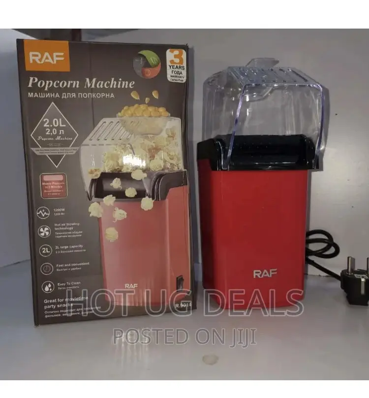 Raf Mini Popcorn Maker, No Oil Needed. Popcorn Machine