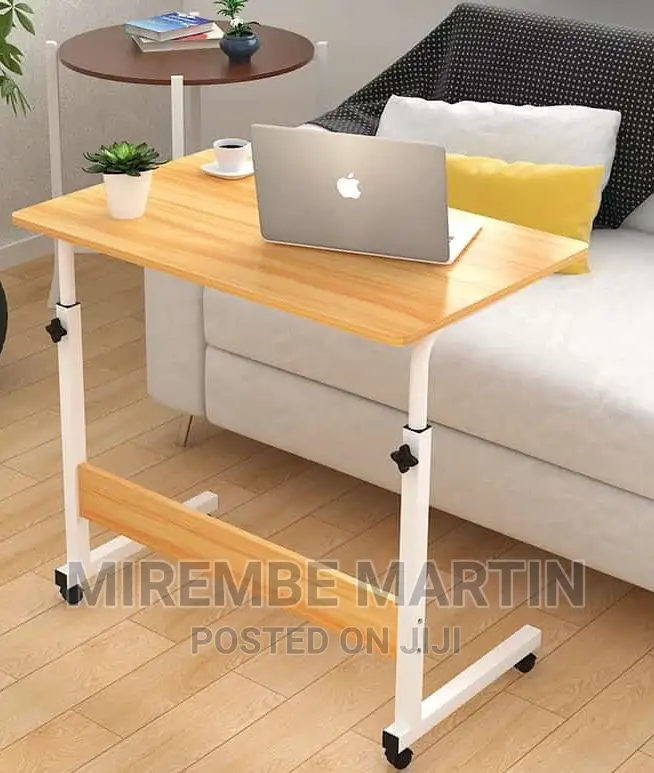 Brown Adjustable Laptop Table