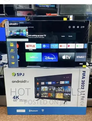 SPJ 55 Inch Ultra HD Android Smart Tv With Built-in WIFI
