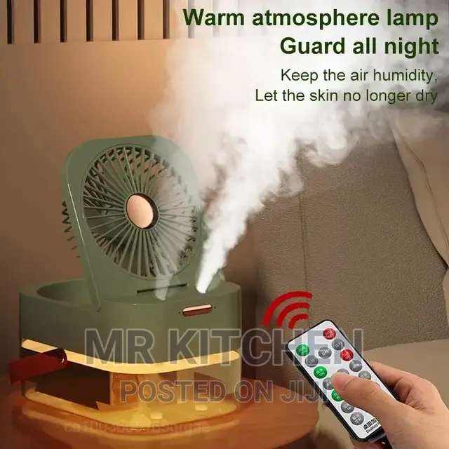 Portable Handle Humidification Fan