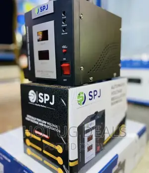 SPJ AVR-BLU2000W04 Automatic Voltage Regulator 1500W - Black