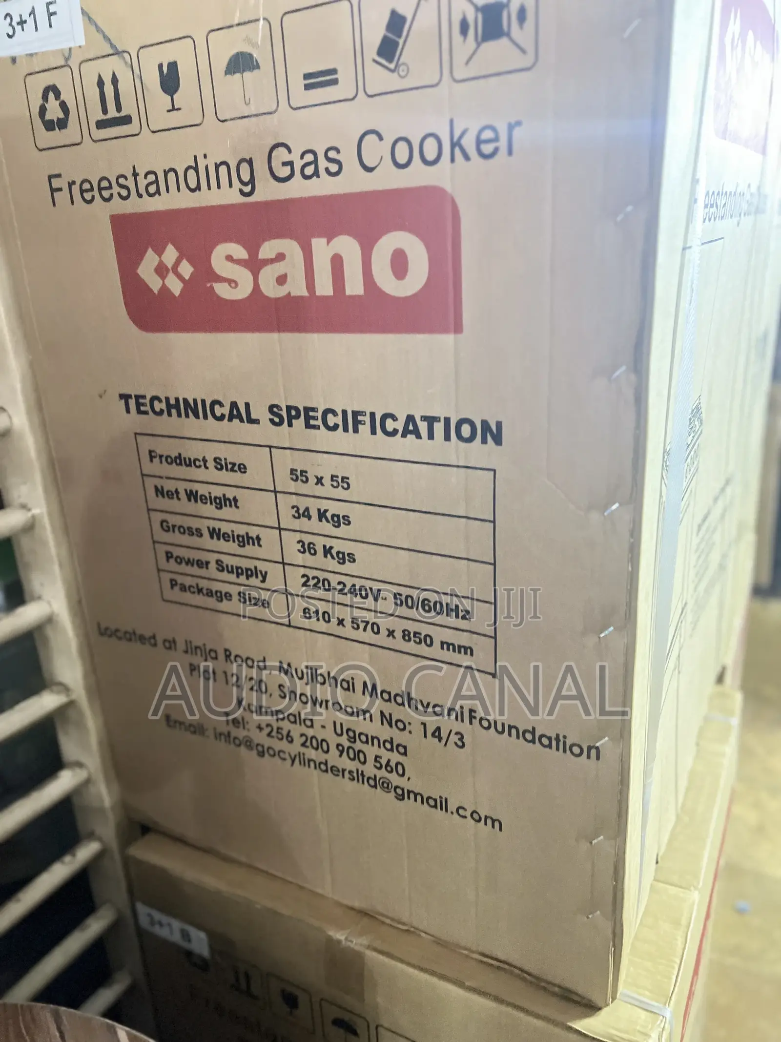 Sano Free Standing Gas Cooker