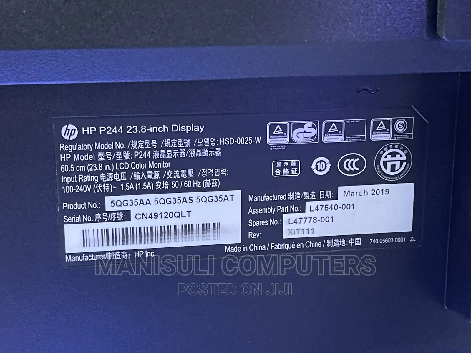 Hp Monitor 24 Inch Ips