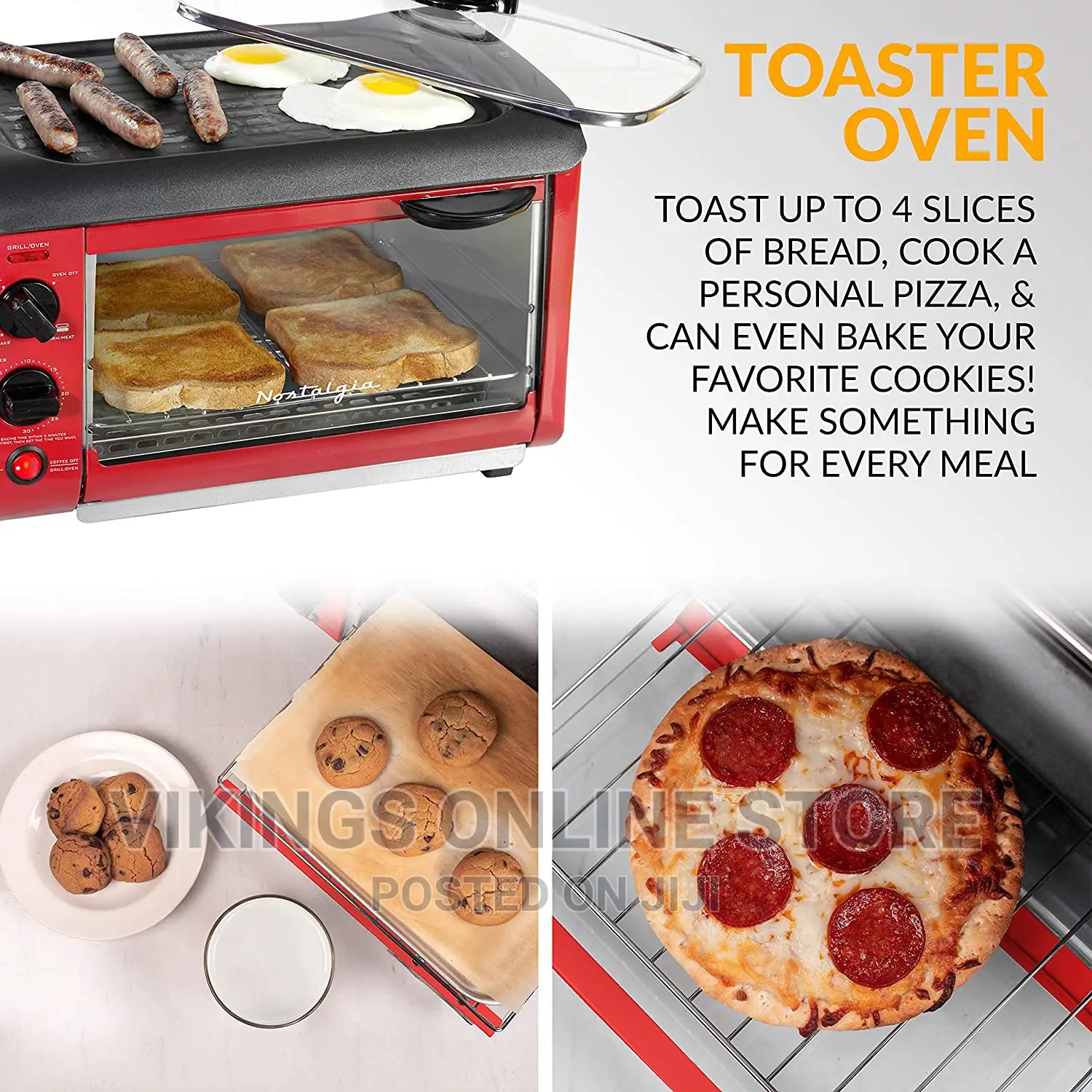 Sokany 3 in 1 Breakfast Maker 13litres