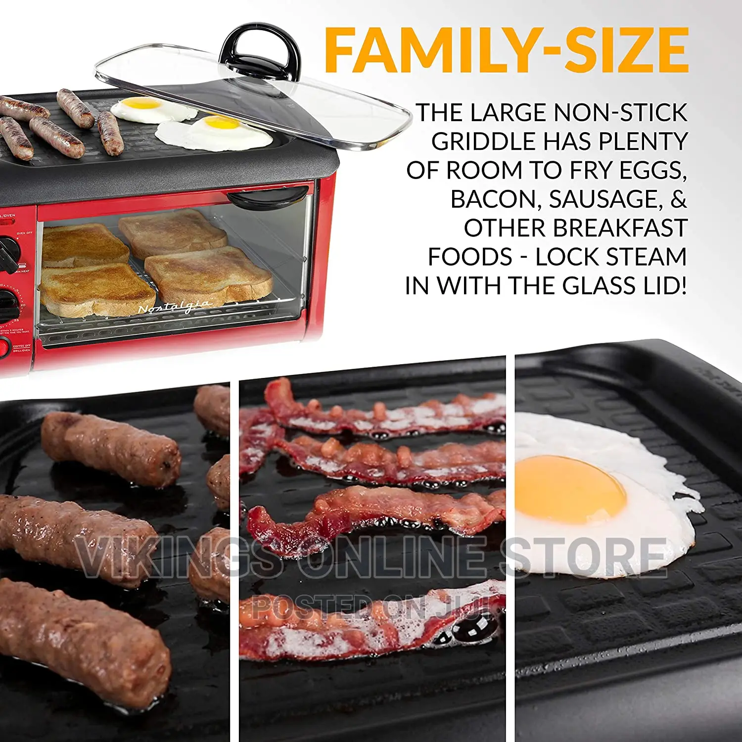 Sokany 3 in 1 Breakfast Maker 13litres