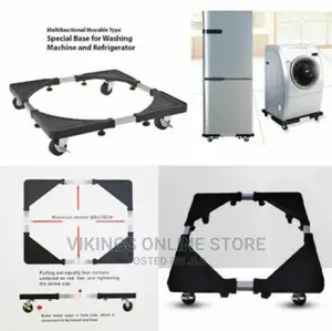 Adjustable Washing Machine/ Fridge Base With Wheels
