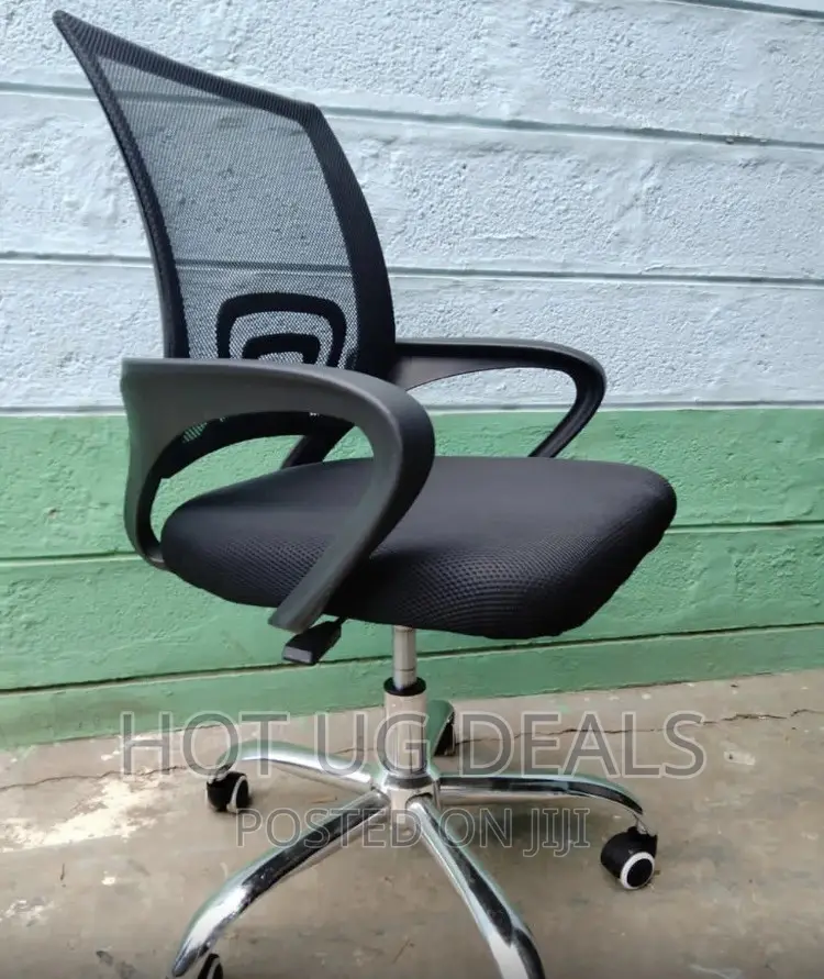 Simple Office Chair Mesh - Black