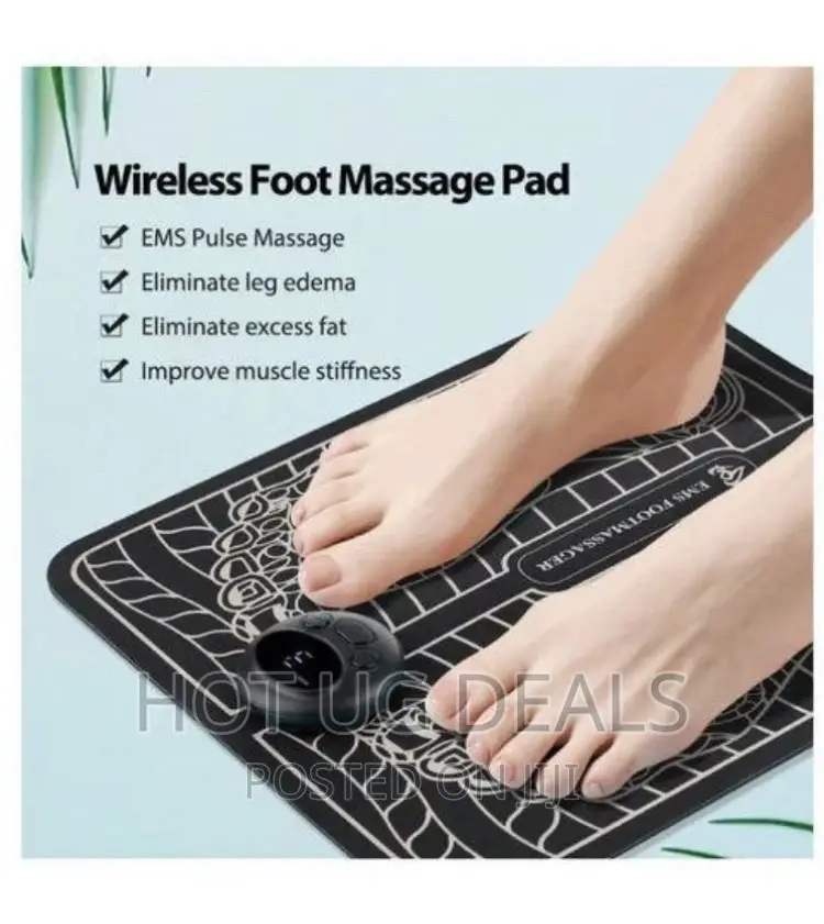 EMS Electric Foot Massager Pad Muscle Stimulator LCD Mat