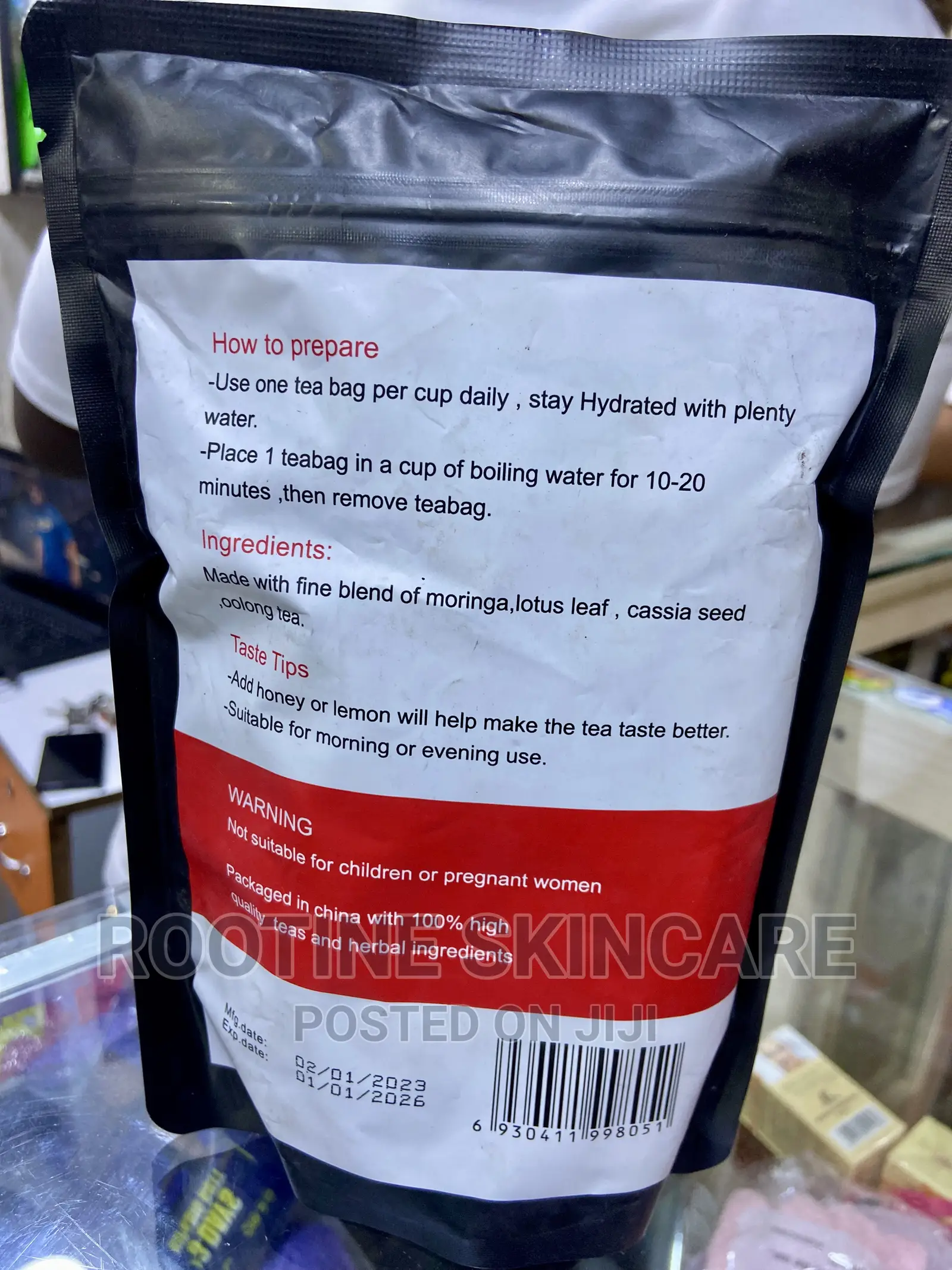 Wins Town 28 Day's Dettox Flat Tummy Slimming Tea