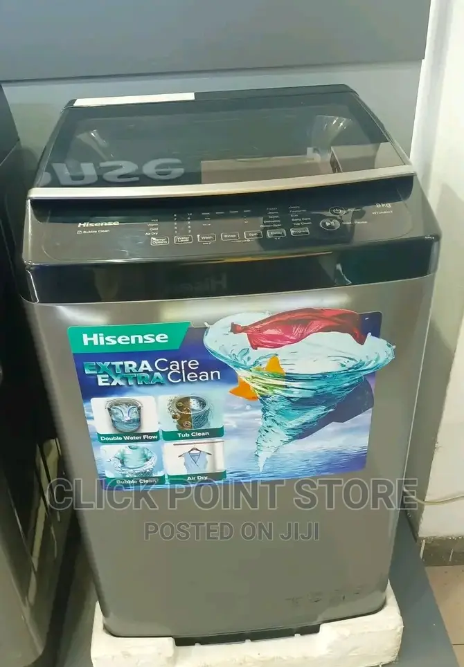 Hisense 8 Kg Washing Machine/Top Loader 8kg/ Hisense 8/ 8kg