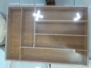 Bamboo Cutlery Organiser