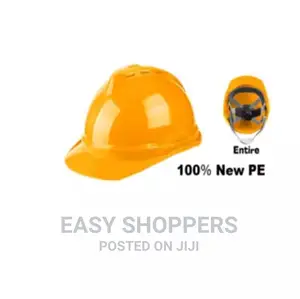 INGCO Safety Helmet With 4 Point Protection Yellow HSH201