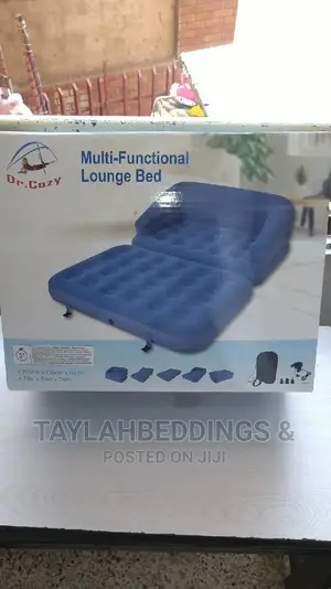 Inflatable Air Mattress With Pump, Portable SUV Travel Bed