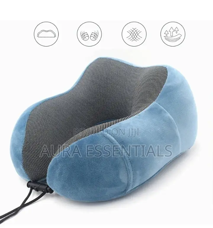 Quifly Travel Neck Pillow With 100% Memory Foam